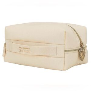 New Without Tags Dolce & Gabbana Beige Devotion Pouch